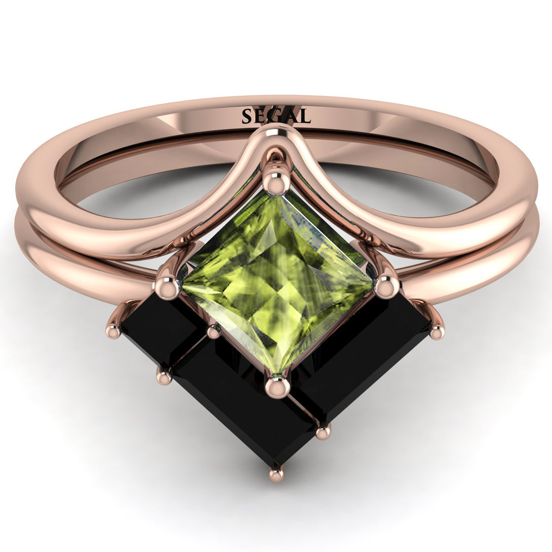 Stacking Princess Peridot Ring - Elise No. 708