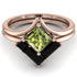 Stacking Princess Peridot Ring - Elise No. 708
