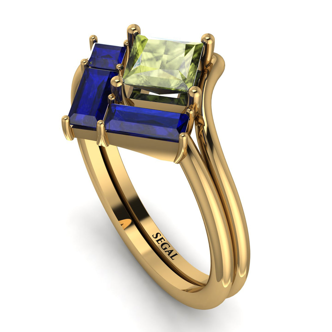 Stacking Princess Peridot Ring - Elise No. 713