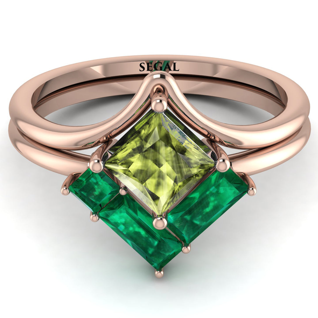 Stacking Princess Peridot Ring - Elise No. 705