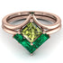 Stacking Princess Peridot Ring - Elise No. 705
