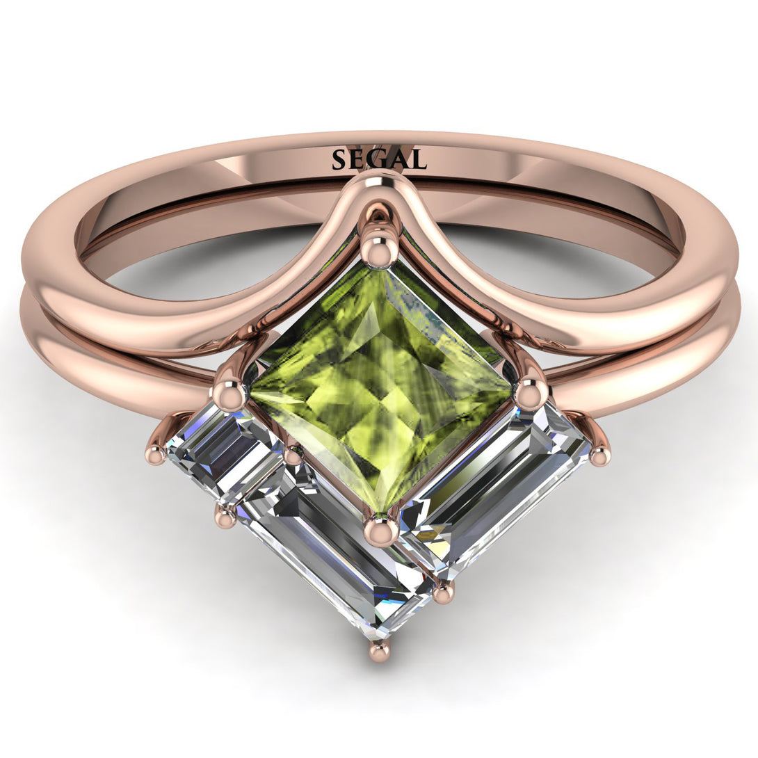 Stacking Princess Peridot Ring - Elise No. 702