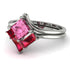 Stacking Princess Pink Moissanite Ring - Elise No. 812 image 3