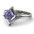 Stacking Princess Tanzanite Ring - Elise No. 203
