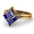 Stacking Princess Tanzanite Ring - Elise No. 213