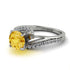 Twist Shank Citrine Engagement Ring - Maria No. 603