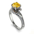 Twist Shank Citrine Engagement Ring - Maria No. 603 image 1
