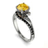 Twist Shank Citrine Engagement Ring - Maria No. 609 image 1
