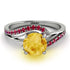 Twist Shank Citrine Engagement Ring - Maria No. 612 image 2