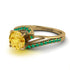 Twist Shank Citrine Engagement Ring - Maria No. 604