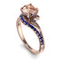Twist Shank Morganite Engagement Ring - Maria No. 914 image 1