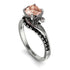 Twist Shank Morganite Engagement Ring - Maria No. 909