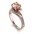 Twist Shank Morganite Engagement Ring - Maria No. 902 image 1