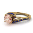 Twist Shank Morganite Engagement Ring - Maria No. 913