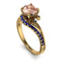 Twist Shank Morganite Engagement Ring - Maria No. 913 image 1