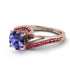 Twist Shank Tanzanite Engagement Ring - Maria No. 211 image 3