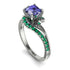 Twist Shank Tanzanite Engagement Ring - Maria No. 206 image 1