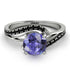 Twist Shank Tanzanite Engagement Ring - Maria No. 209