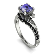 Twist Shank Tanzanite Engagement Ring - Maria No. 209 image 1