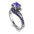 Twist Shank Tanzanite Engagement Ring - Maria No. 215 image 1