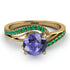 Twist Shank Tanzanite Engagement Ring - Maria No. 204 image 2