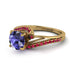 Twist Shank Tanzanite Engagement Ring - Maria No. 210