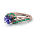 Twist Shank Tanzanite Engagement Ring - Maria No. 205 image 3