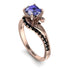 Twist Shank Tanzanite Engagement Ring - Maria No. 208 image 1