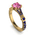 Vintage Pink Moissanite Engaement Ring - Arya No. 813