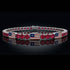 Ruby Tennis Bracelet with United States Flag no. 12