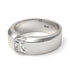 Princess Cut Diamond Solitaire Wedding Band - Lane No. 3