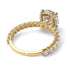 Diamond Twisted Band Halo Engagement Ring - Avianna No. 1