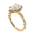 Pear-Cut Diamond Halo Engagement Ring - Nylah No. 1