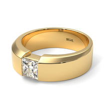 Princess Cut Diamond Solitaire Wedding Band - Lane No. 1 image 1