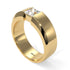 Princess Cut Diamond Solitaire Wedding Band - Lane No. 1