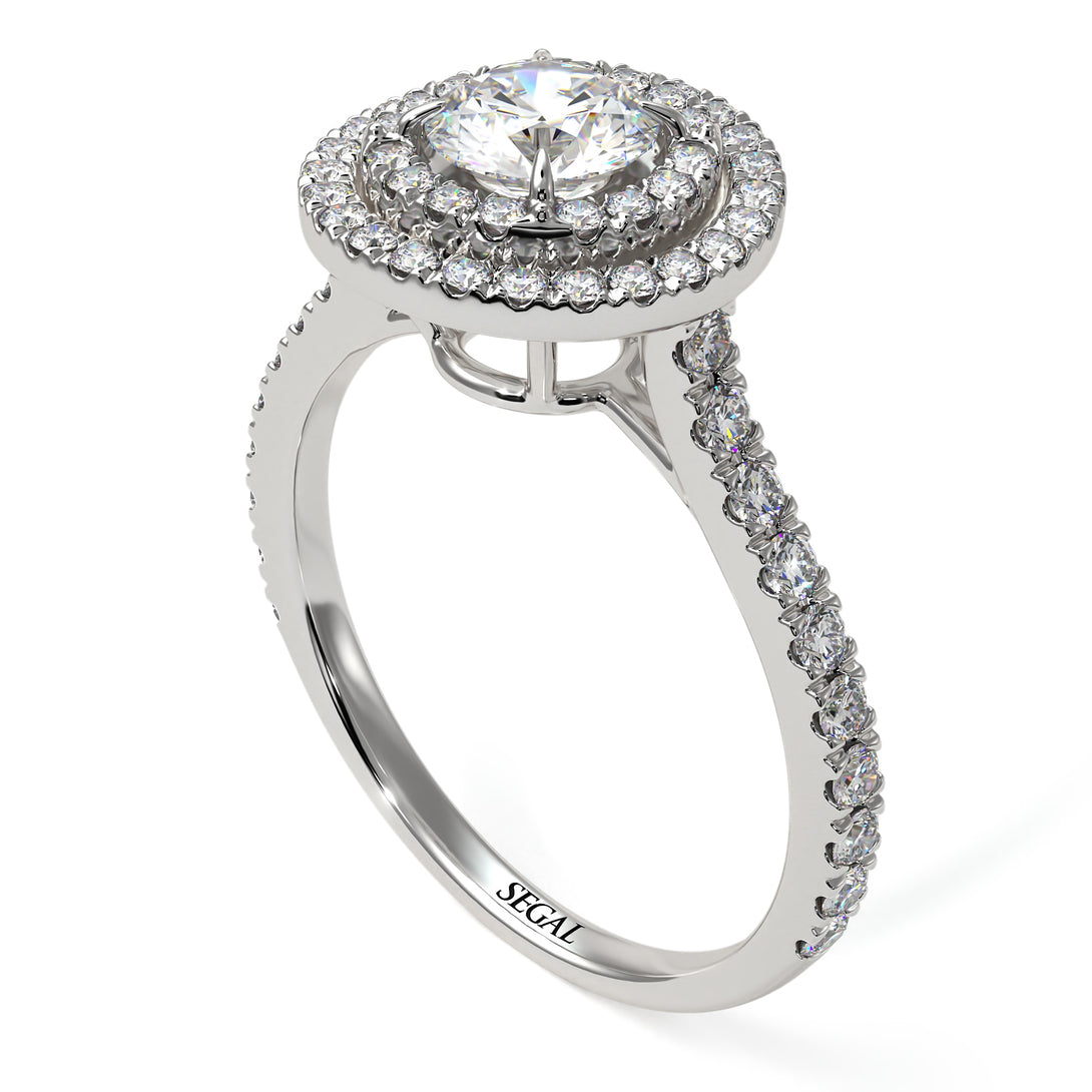 Double Halo Diamond Ring - Zoey No. 6