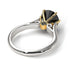 Two Tones 3ct Black Diamond Engagement Ring - June No. 80