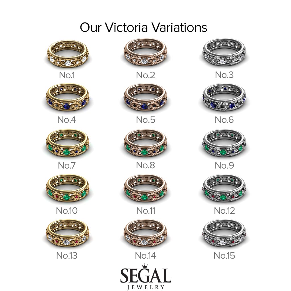 All I Want is Flowers 5 year anniversary ring - Victoria no. 17