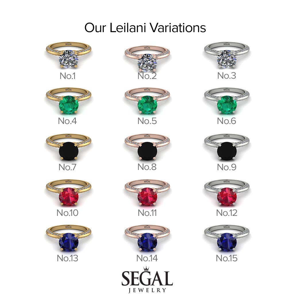 Classic Diamond Ring With A Twist - Leilani No. 3