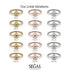 Minimalist Ruby Hamsah Ring - Linda No. 12