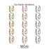 Circle Stud Earring With Hidden Ruby - Karter No. 10