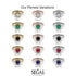 0.8 Carat Sapphire Halo Engagement Ring - Pamela No. 30 image 5