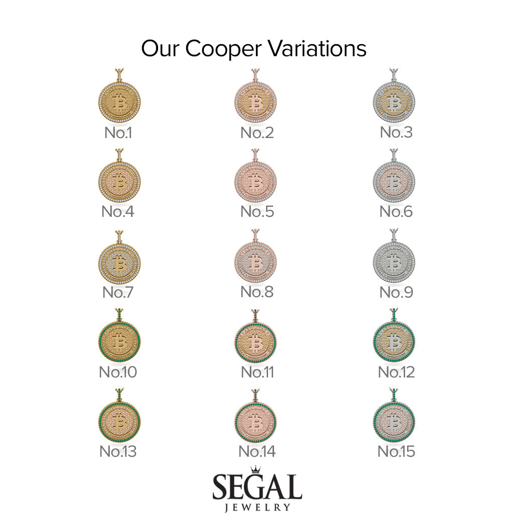 Bitcoin Diamond Necklace - Cooper No. 6