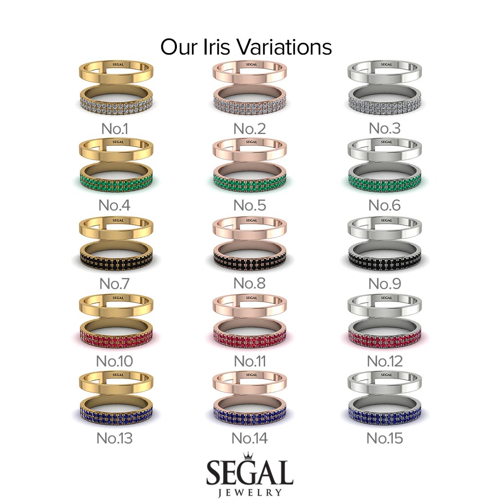 Balance Ratio Sapphire Band - Iris No. 15