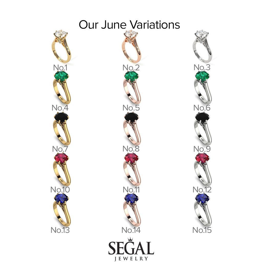 3ct Diamond Engagement Ring - June No. 1