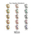 Geometric Sapphire Double Wedding Band - Hayden No. 15 image 3