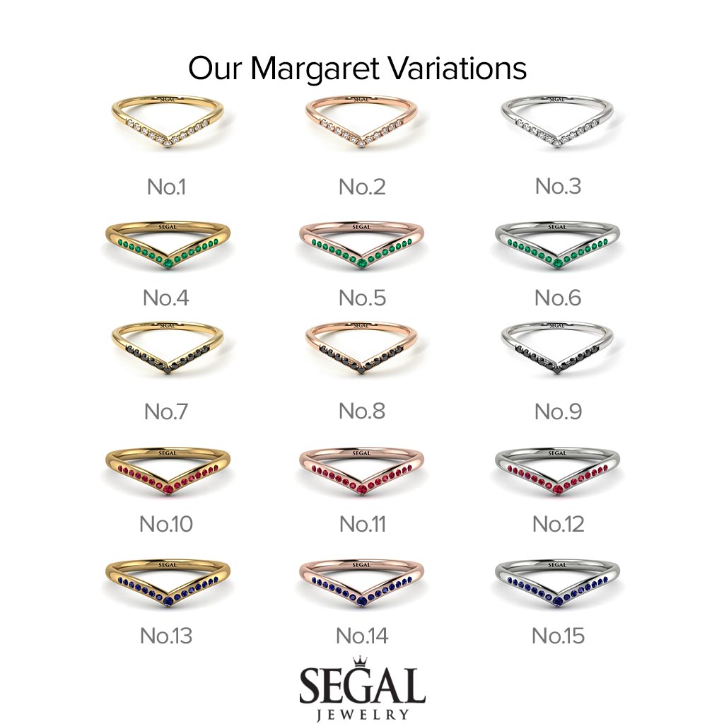 Minimalist V Diamond Ring - Margaret