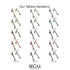 Hanging Oval Sapphire Earrings - Tatiana No. 70 image 6