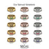 Glamorous Princess Emerald Wedding Ring - Samuel No. 11 image 5