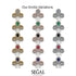 Black Diamond Pear Shape Stacking Bridal Set - Emilia No. 24
